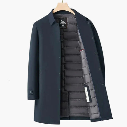 Herren Steppmantel Eleganter Business-Look Übergangsjacke