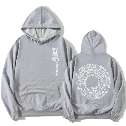 Unisex Kapuzenpullover mit aufgedrucktem Text und Motiv
