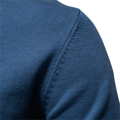 Herren Pullover Rundhalsausschnitt Feinstrick Langarm Verschiedene Farben