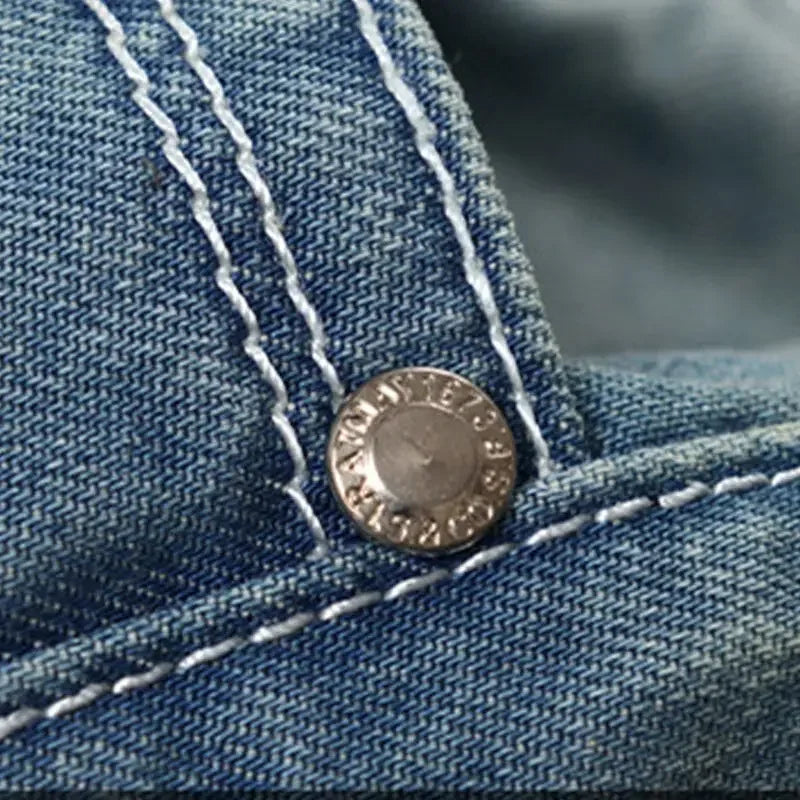 Herren Jeanshose im Used-Look, gerades Bein, mittlere Bundhöhe