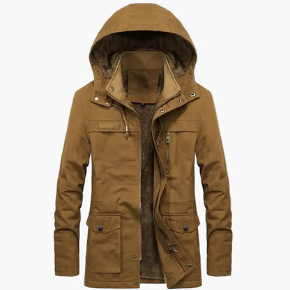 Herren Winterjacke mit Kapuze – Warme Outdoor Jacke für Alltag & Freizeit