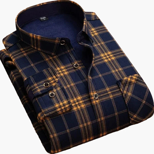 Herren Flanellhemd Kariert – Freizeit & Alltag – Klassischer Stil