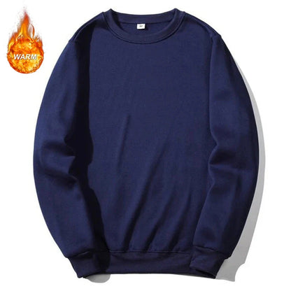 Unisex Langarm Sweatshirt Rundhals Basic Pullover in verschiedenen Farben