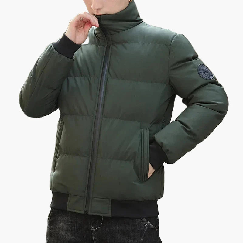 Herren Winter Daunenjacke – Klassisch, Warm, Modisch für Alltag und Freizeit