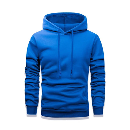 Herren Hoodie Unifarben Kapuzenpullover mit Kängurutasche