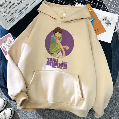 Unisex Kapuzenpullover mit Anime-Druck