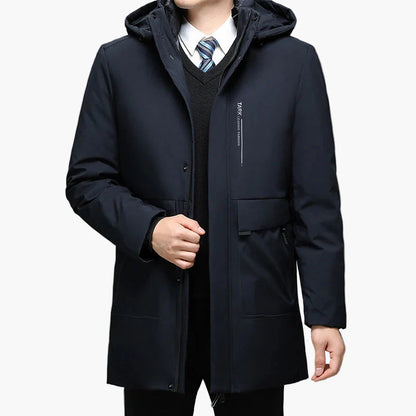 Herren Business Wintermantel – Eleganter Parka für Büro & Alltag