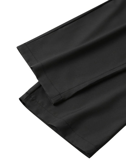 Herren Freizeithose Schwarz mit Kordelzug