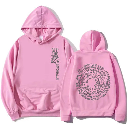 Unisex Kapuzenpullover mit aufgedrucktem Text und Motiv