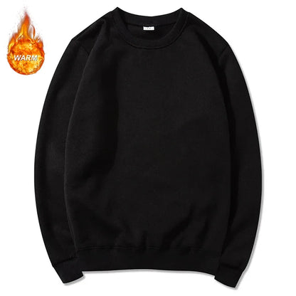 Unisex Langarm Sweatshirt Rundhals Basic Pullover in verschiedenen Farben