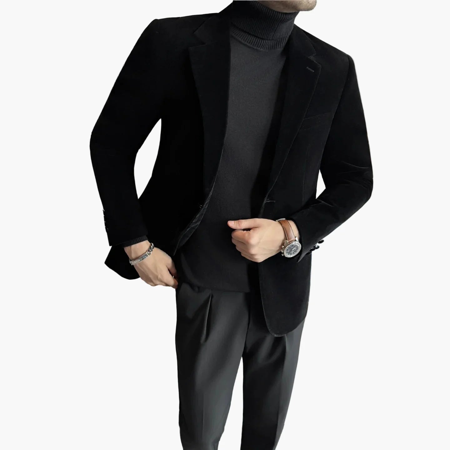 Herren Elegantes Business Sakko – Modernes Slim Fit Blazer für Büro & Events