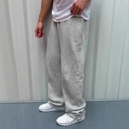 Unisex Jogginghose Schwarz – Bequeme Freizeithose mit Kordelzug und Seitentaschen