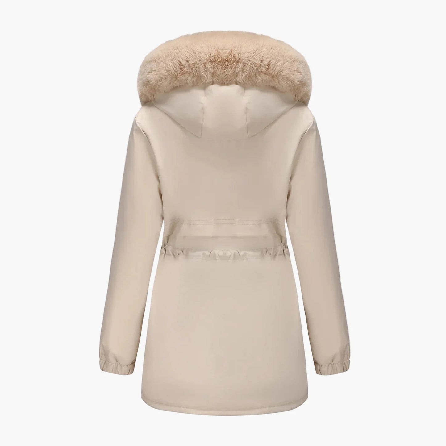 Damen Winterparka mit Kunstfellkragen – Eleganter Mantel für kalte Tage