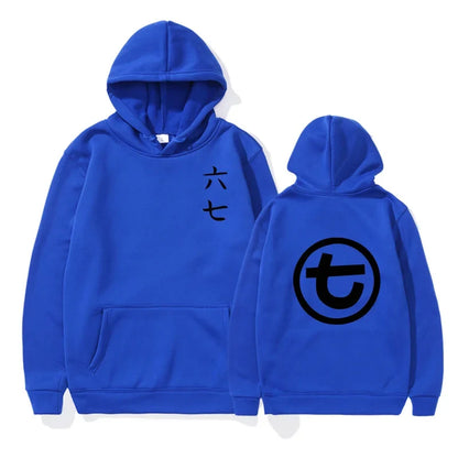 Unisex Kapuzenpullover mit Kängurutasche und Front-/Rückenprint