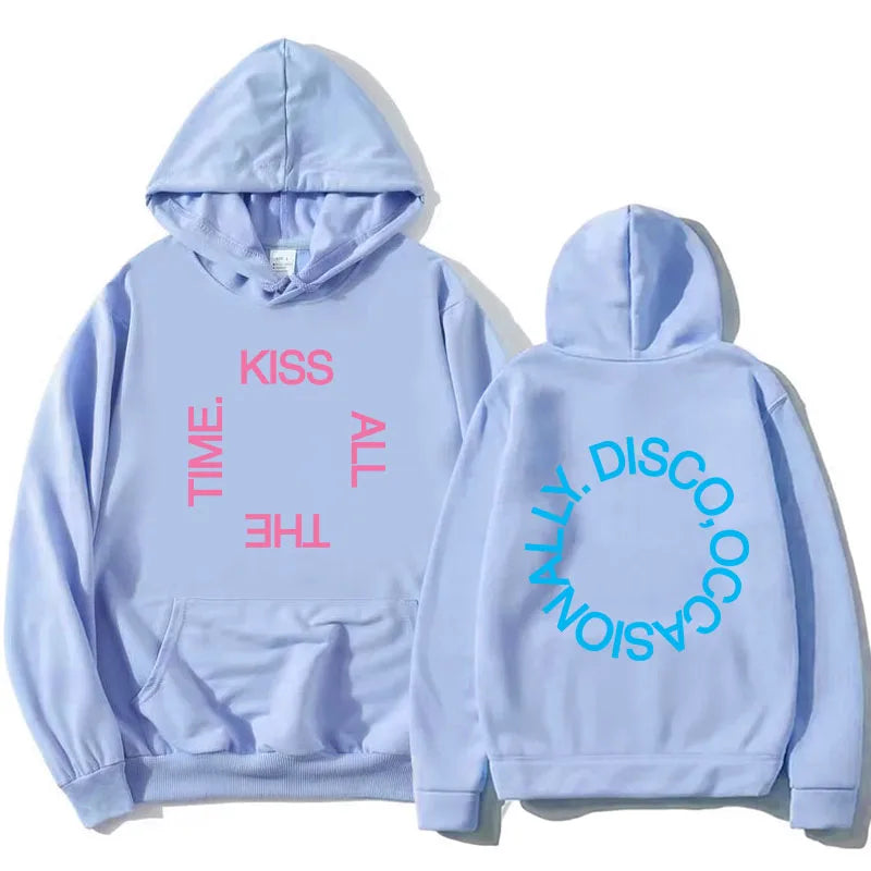 Unisex Kapuzenpullover mit aufgedrucktem Text und Motiv