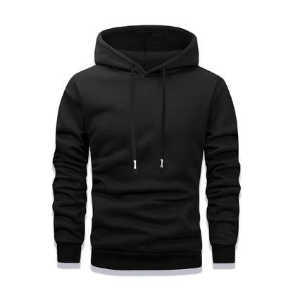 Herren Hoodie Unifarben Kapuzenpullover mit Kängurutasche