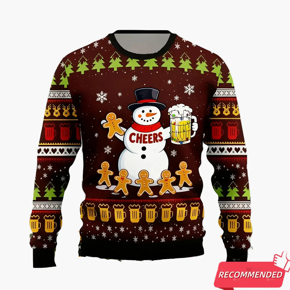 Herren Weihnachts-Pullover Lustig – It's the Most Wonderful Time for a Beer, Ugly Christmas Sweater Party