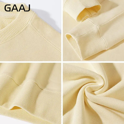 Unisex Langarm Sweatshirt Rundhals Basic Pullover