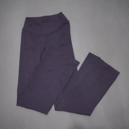 Damen Yoga Hose mit hohem Bund, Bootcut Sportleggings