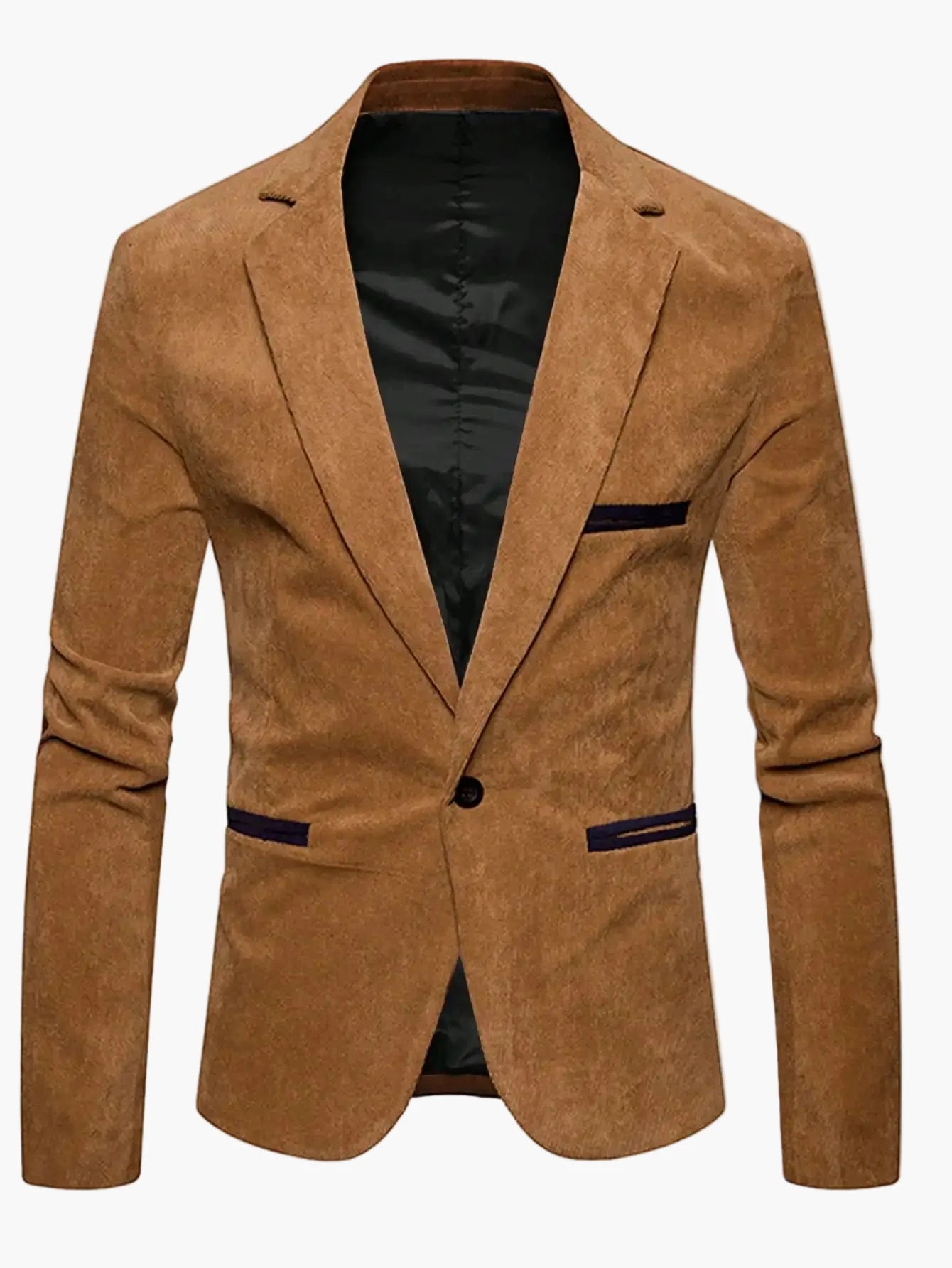 Herren Slim Fit Sakko Business Freizeit Elegant Einreiher Blazer