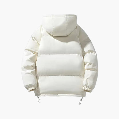 Unisex Warme Winter-Steppjacke mit Kapuze – Robuste Outdoorjacke für Alltag & Kälte