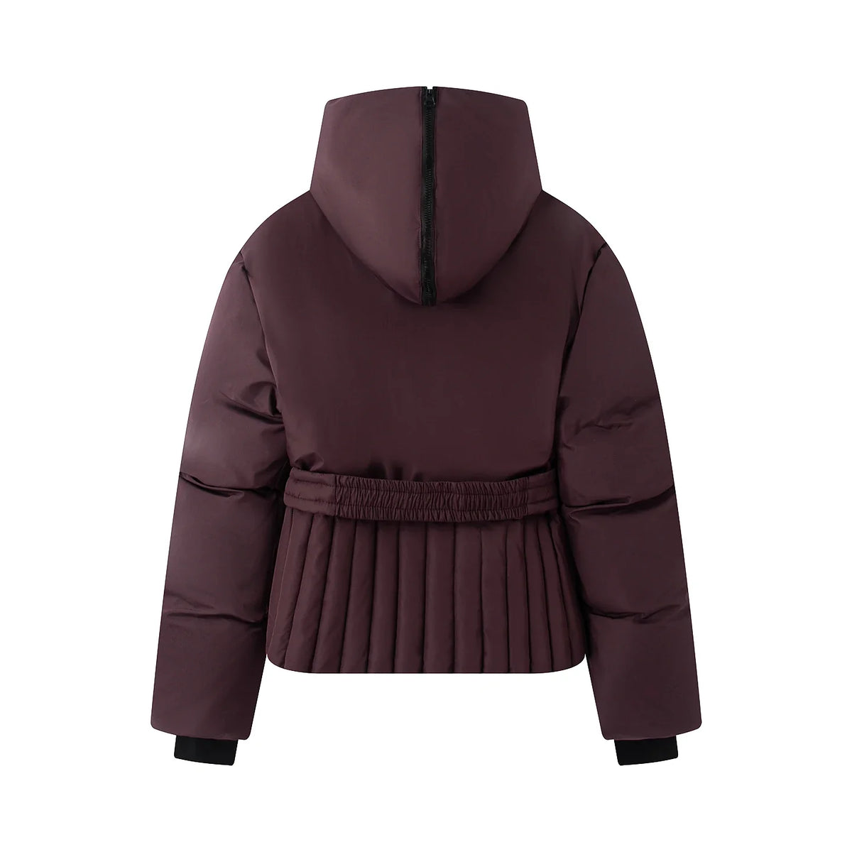 Damen Steppjacke mit Gürtel & Stehkragen, Kurz geschnitten