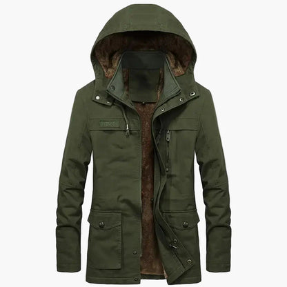 Herren Winterjacke mit Kapuze – Warme Outdoor Jacke für Alltag & Freizeit