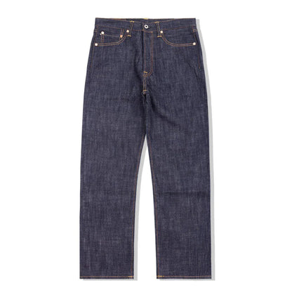Herren Jeans Dunkelblau Regular Fit mit sichtbaren Nähten