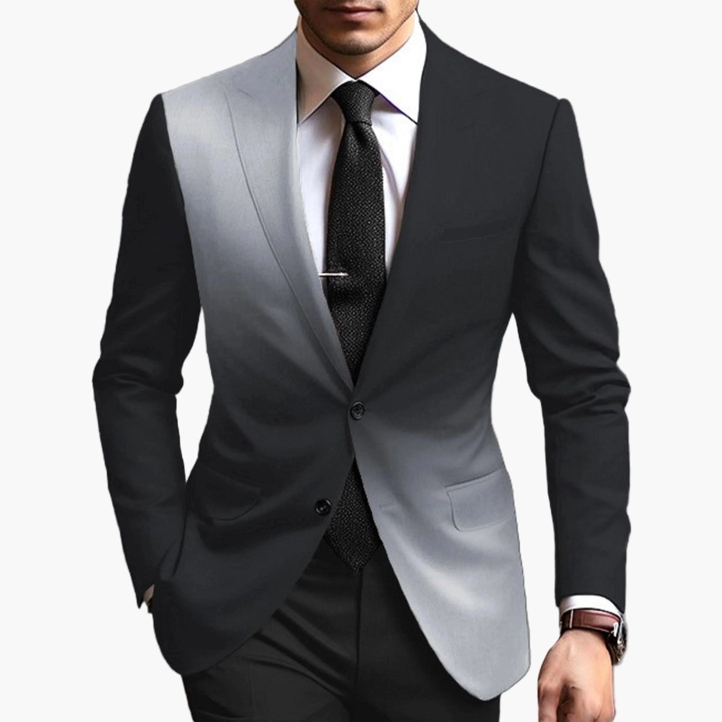 Herren Business Anzug Sakko Modern Slim Fit für Büro & festliche Anlässe