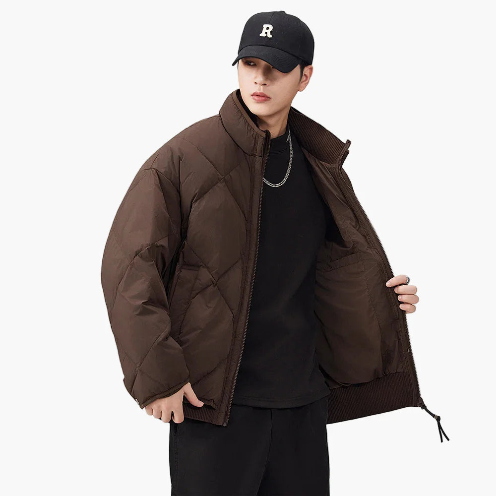 Herren Oversized Steppjacke für Freizeit und Alltag – Moderner Look, Komfortabler Sitz