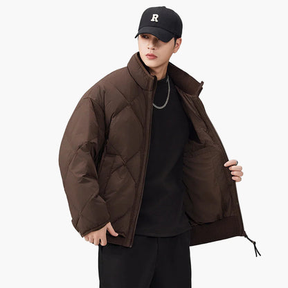 Herren Oversized Steppjacke für Freizeit und Alltag – Moderner Look, Komfortabler Sitz