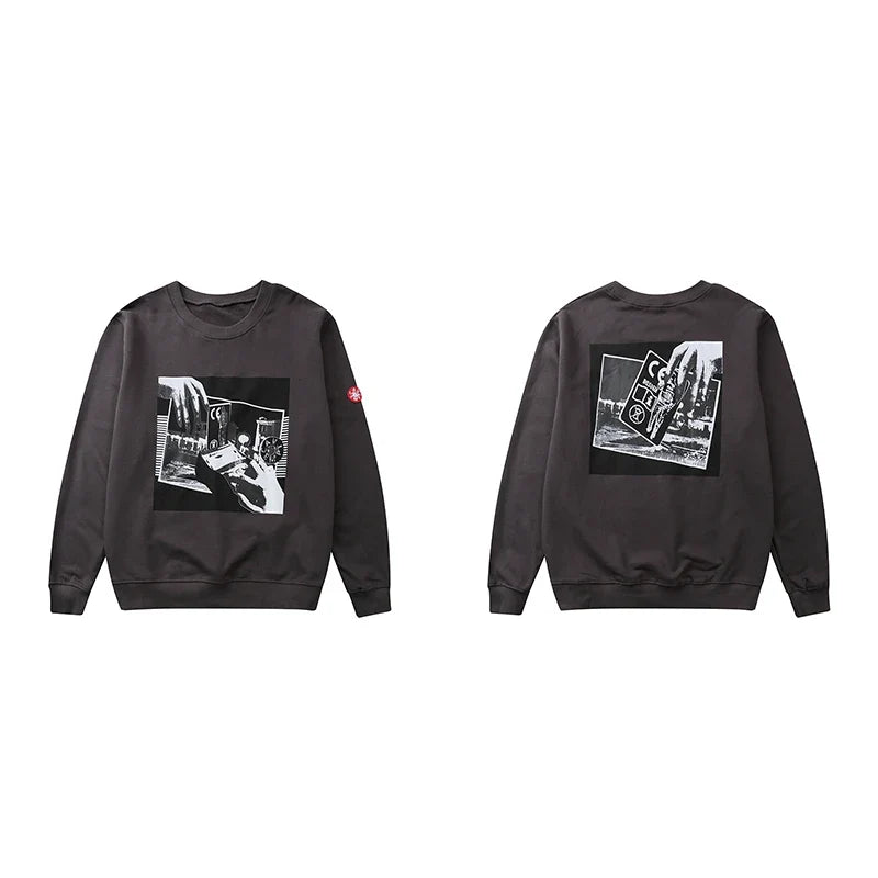 Unisex Sweatshirt mit Rundhalsausschnitt und Grafikprint