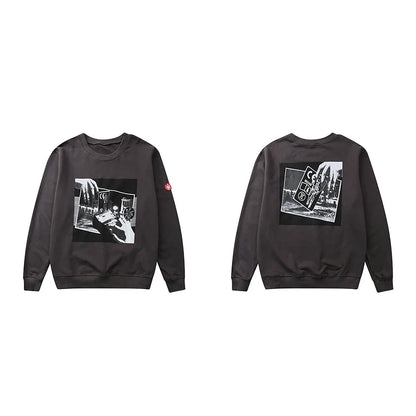 Unisex Sweatshirt mit Rundhalsausschnitt und Grafikprint