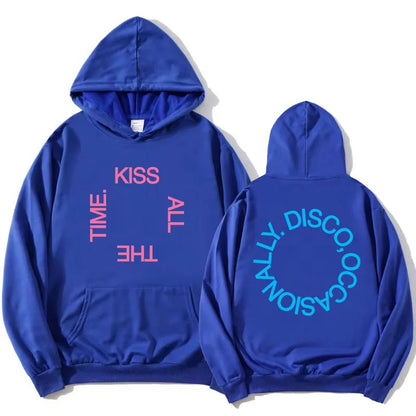 Unisex Kapuzenpullover mit aufgedrucktem Text und Motiv