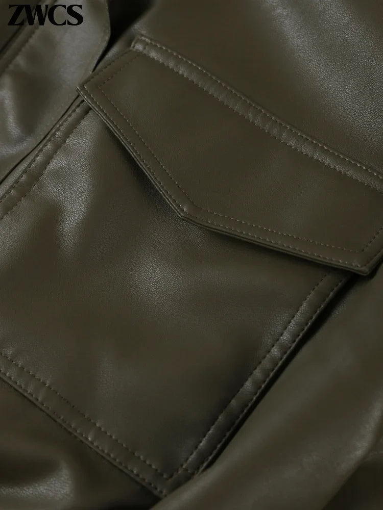Damen Kurzjacke im Bomber-Stil mit Taschen