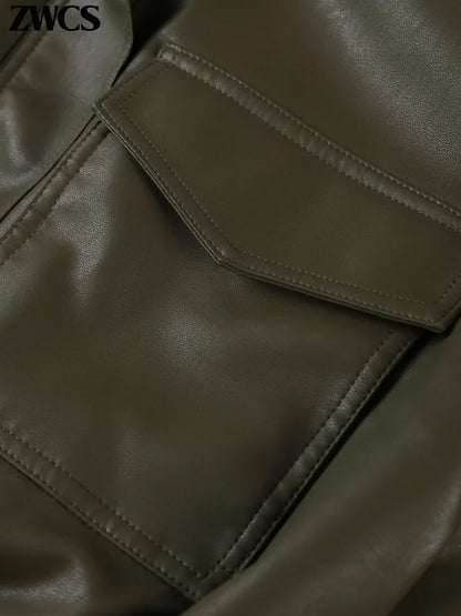 Damen Kurzjacke im Bomber-Stil mit Taschen