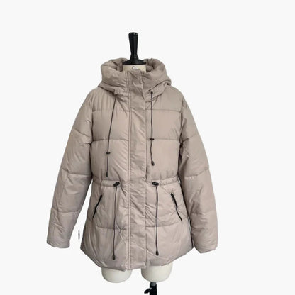 Damen Winter Steppjacke mit Kapuze – Modischer City-Style & Wärmeschutz
