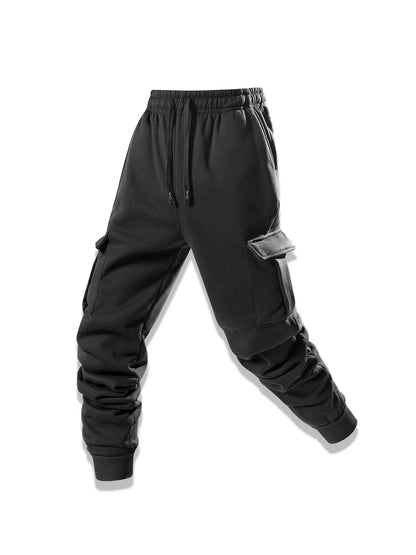Unisex Cargo Jogginghose mit Taschen und Kordelzug