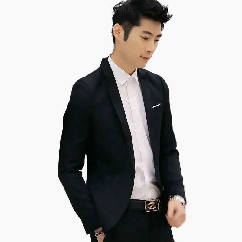 Herren Business Slim Fit Anzug – Moderner Stil für Büro & Events