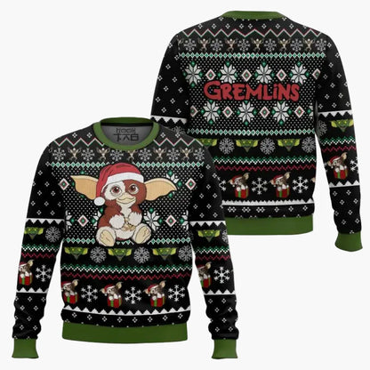 Herren Weihnachtspullover Gremlins Ugly Christmas Sweater – Lustiger Fanartikel für Weihnachten