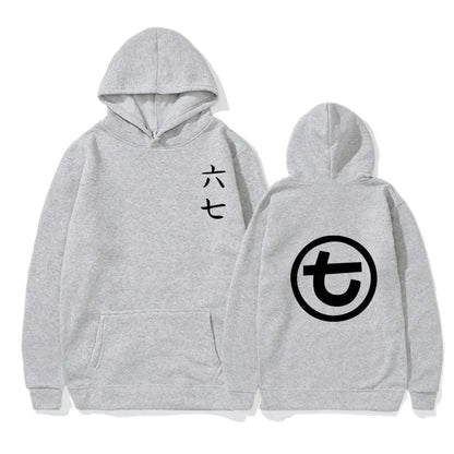 Unisex Kapuzenpullover mit Kängurutasche und Front-/Rückenprint