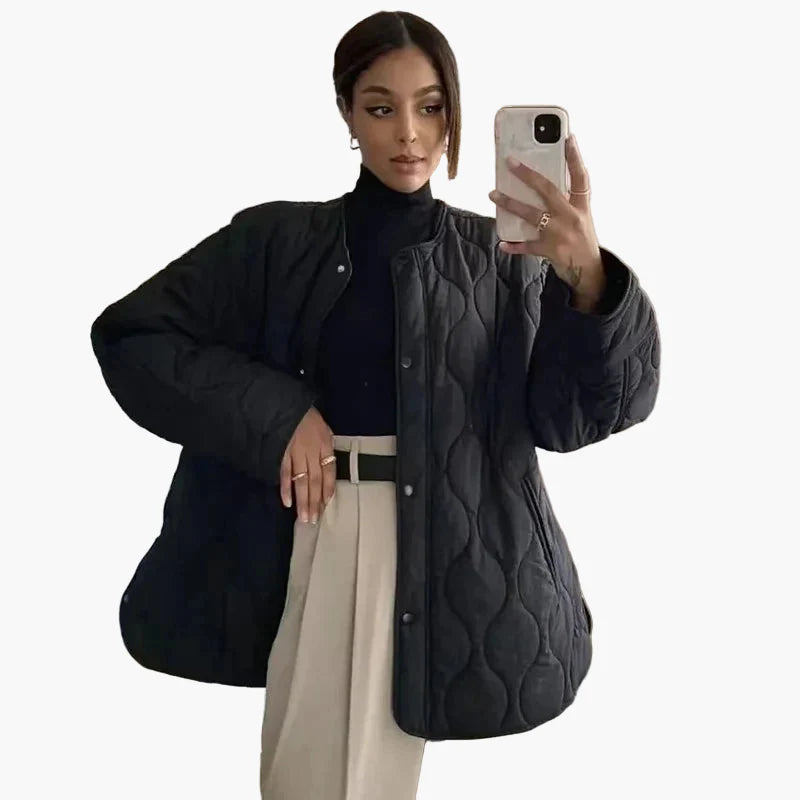 Damen Steppjacke Übergangsjacke Casual Modern