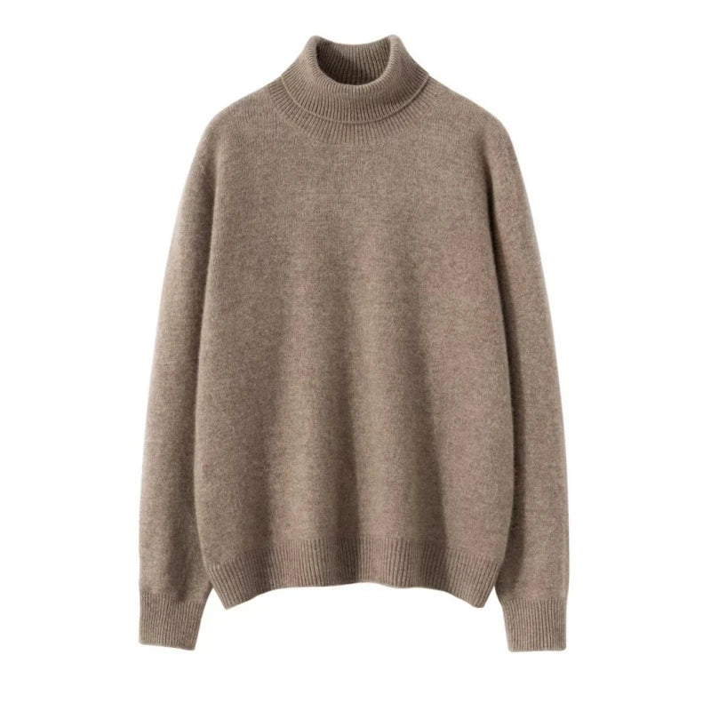 Damen Rollkragenpullover, langärmlig, weiches Material