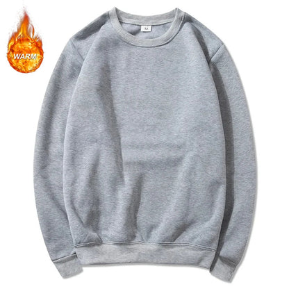 Unisex Langarm Sweatshirt Rundhals Basic Pullover in verschiedenen Farben
