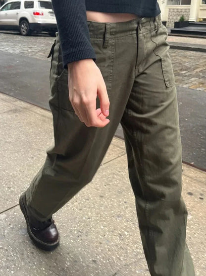 Loose Fit Cargohose für Damen mit mehreren Taschen