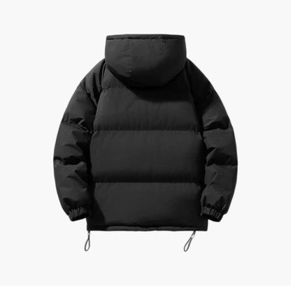 Unisex Warme Winter-Steppjacke mit Kapuze – Robuste Outdoorjacke für Alltag & Kälte