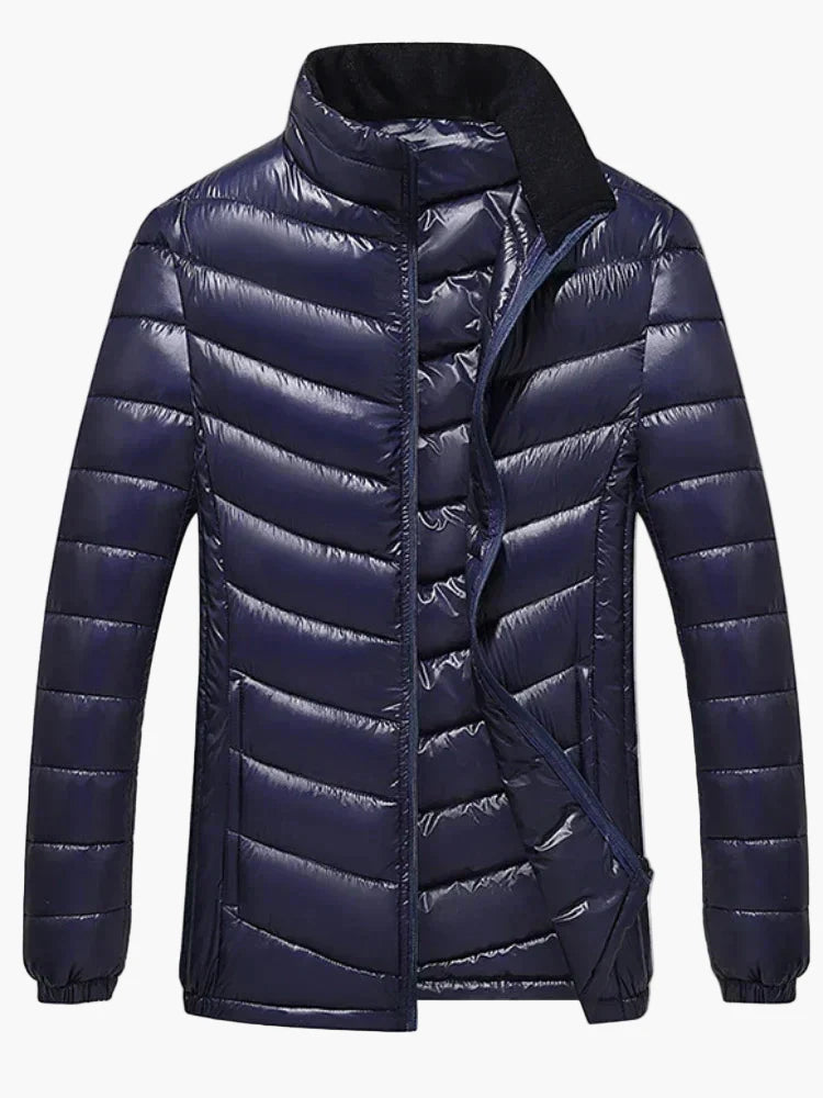 Herren Steppjacke Übergangsjacke Plus Size Komfort Outdoor Freizeit