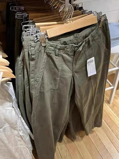 Loose Fit Cargohose für Damen mit mehreren Taschen