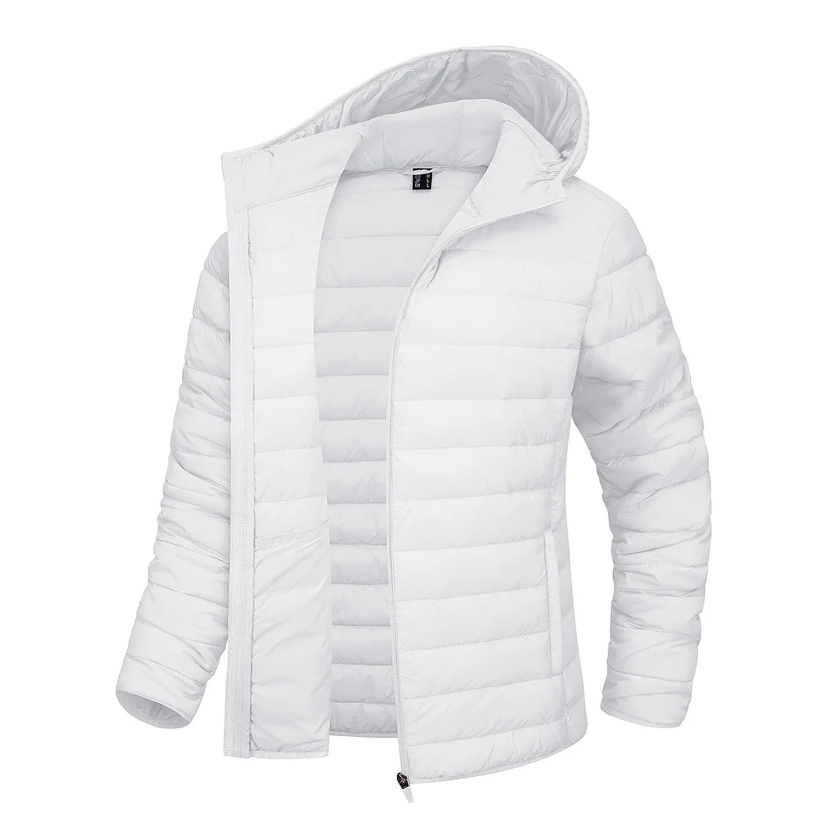 Steppjacke Damen mit Kapuze Leicht Übergangsjacke Casual Outdoor Jacke
