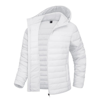 Steppjacke Damen mit Kapuze Leicht Übergangsjacke Casual Outdoor Jacke